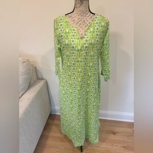Needham Lane cotton printed kaftan dress size small brand new with tags